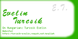 evelin turcsik business card